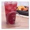 Karat Plastic Strawless Sipper PET Lids Fits 12 oz. to 24 oz. Cold Cups - Clear (1000/Carton)